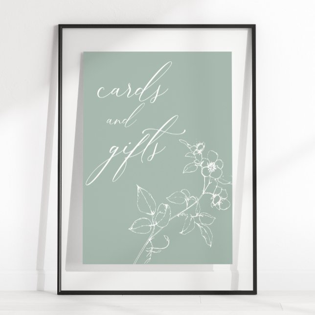 Vintag zeitlose Blumenzwiebelduschkarten Poster (Von Creator hochgeladen)