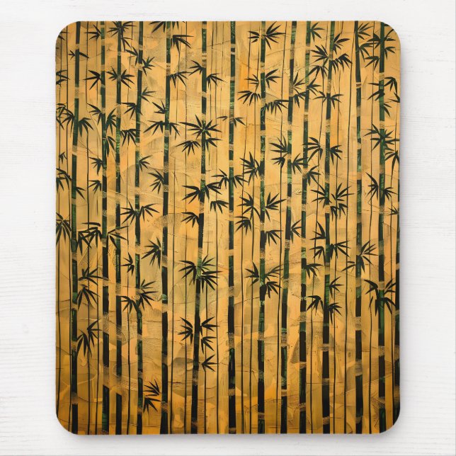 Vintag Zen Forest Bamboo Mousepad (Vorne)