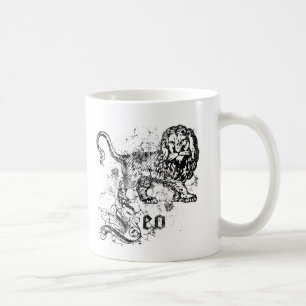 Vintag Zodiac Leo Kaffeetasse