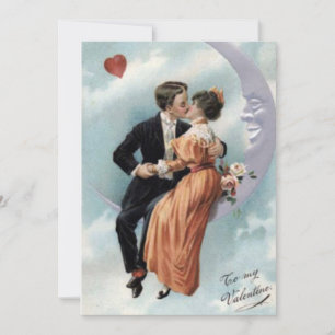 Vintag zu den Liebhabern meines Valentins auf dem Feiertagskarte