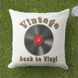 Vintag - Zurück zu Vinyl, der Rekord ist wieder da Kissen
