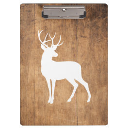 Vintaga Beauty Wood & Deer Klemmbrett