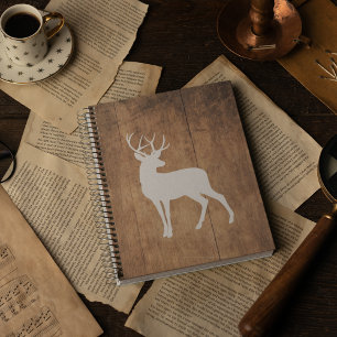Vintaga Beauty Wood & Deer Notizblock
