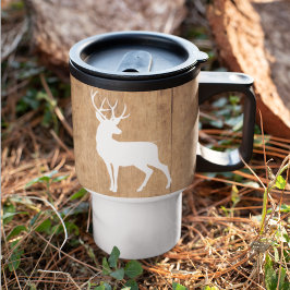 Vintaga Beauty Wood & Deer Reisebecher