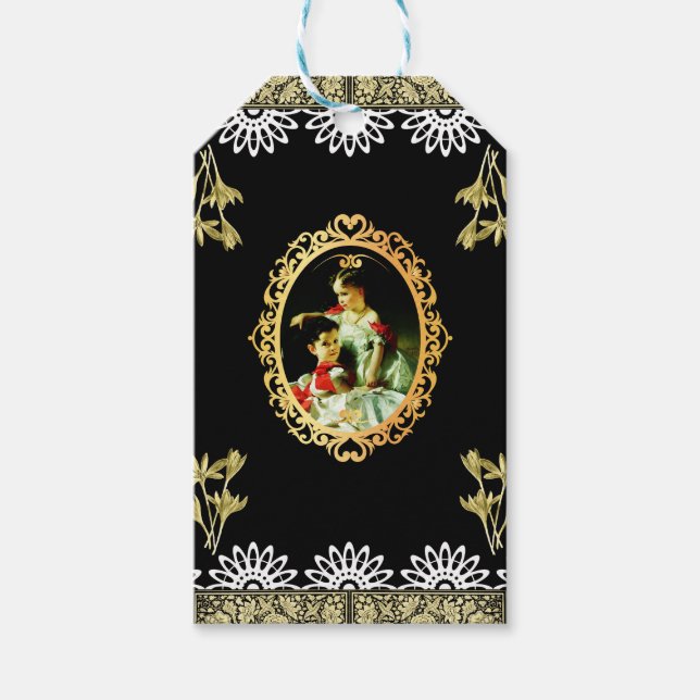 Vintage 115 geschenkanhänger (Vorderseite)