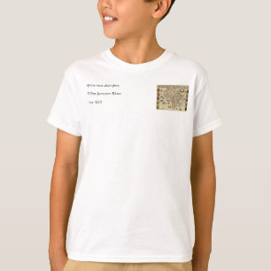 Vintage 1660’s Africa Map by Willem Janszoon Blaeu T-Shirt