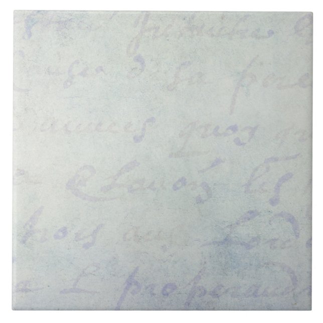 Vintage 1700s französische fliese (Vorderseite)