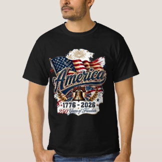 Vintage 1776 Amerika 250 Jahre Freiheit T-Shirt