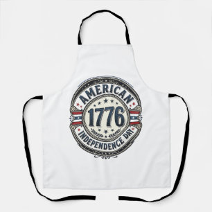 Vintage 1776 Amerikanischer Unabhängigkeitstag-Shi Schürze