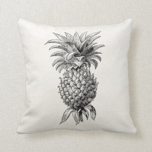 Vintage 1800s Ananas-Illustrations-Ananas Kissen