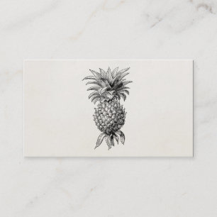 Vintage 1800s Ananas-Illustrations-Ananas Visitenkarte