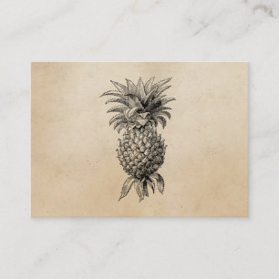 Vintage 1800s Ananas-Illustrations-Ananas Visitenkarte