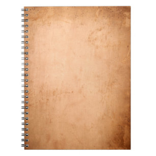 Vintage 1800s antiker Buch-Leder-TAN-Hintergrund Notizblock