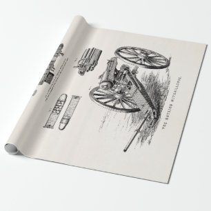 Vintage 1800s Gatling Geschenkpapier