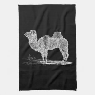 Vintage 1800s Kamel-Illustration - Retro Kamele Handtuch