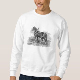 Vintage 1800s Pferdewagen Clydesdale Pferde Sweatshirt