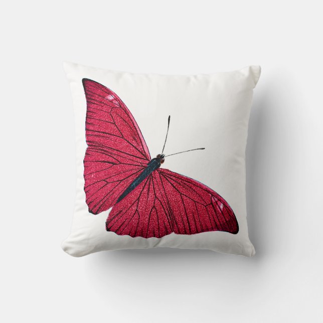 Vintage 1800s rote kissen (Vorderseite)