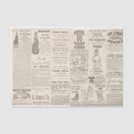 Vintage 1889 Werbung Seidenpapier