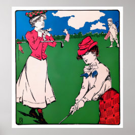 Vintage 1901-Golfaktura Poster