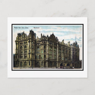 Vintage 1903 Edwardian Midland Hotel Manchester Postkarte