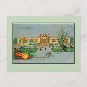 Vintage 1904 Offizielles Souvenir St. Louis Messe Postkarte