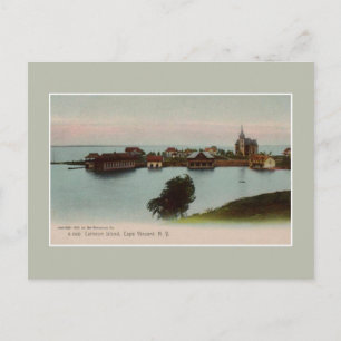 Vintage 1905 Carleton Island Cape Vincent NY Postkarte