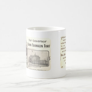 Vintage 1907 New Jersey Gouverneurs-Kampagne-Tasse Kaffeetasse