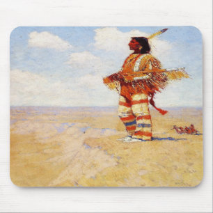 Vintage 1908 Der Letzte seiner Rasse Mousepad