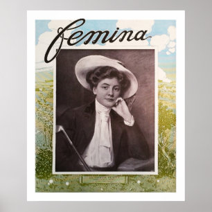 Vintage 1908-Golf-Printwerbung Poster