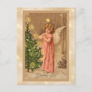 Vintage 1910 Norwegisches Weihnachten