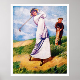 Vintage 1915-Golfdrucke Poster