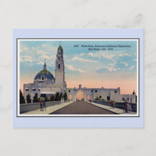 Vintage 1915 Panama California Expo San Diego 7 Postkarte