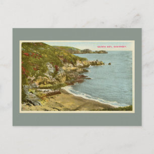 Vintage 1920er Jahre Saints Bay, Guernsey Channel Postkarte