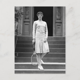 Vintage 1920er-Women's Tennis Fashion Postkarte