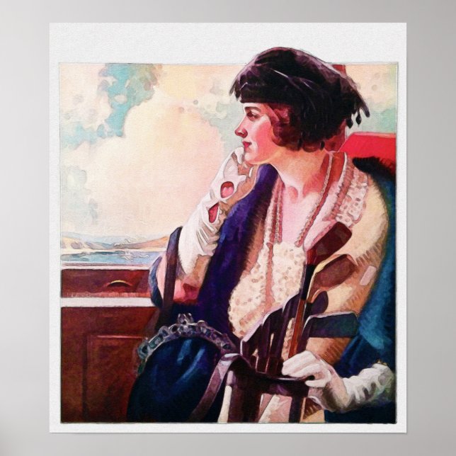 Vintage 1923-Golf-Printwerbung Poster (Vorne)