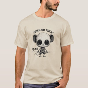 Vintage 1928 Gruselige Maus Halloween Poster T-Shi T-Shirt