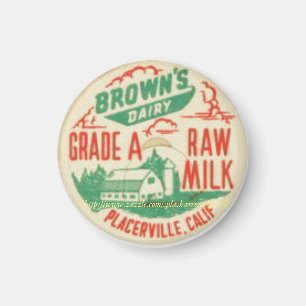 "Vintage-1930er ROHMILCH" Magnet