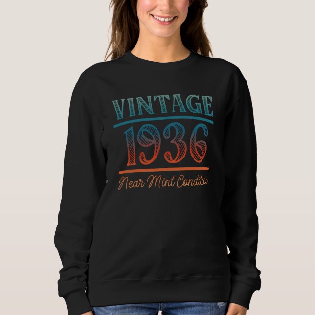 Vintage 1936 Near Mint Condition Sweatshirt (Vorderseite)