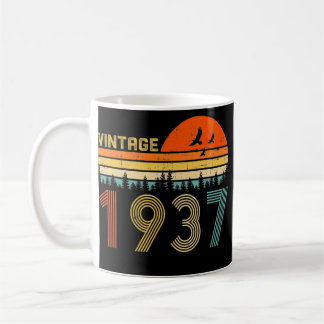 Vintage 1937 85. Geburtstagsgeschenk Männer Frauen Kaffeetasse