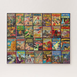 VINTAGE 1940-50er JAHRE COMIC-Hefte-PUZZLE Puzzle