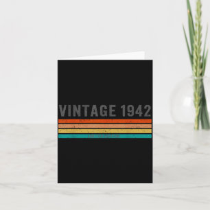 Vintage 1942 limitierte Auflage - 83. Geburtstagsg Karte