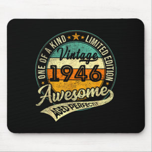 Vintage 1946 limitierte Auflage 80 Jahre alt 80. G Mousepad
