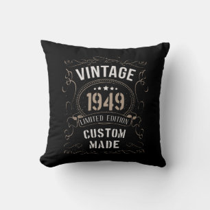 Vintage 1949 Limitierte Auflage Maßgeschneidert Kissen