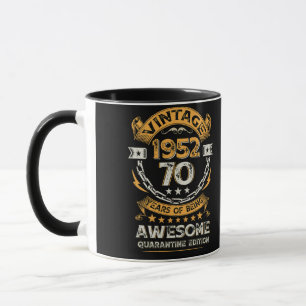 Vintage 1952 70. Geburtstag 70 Jahre alt Tasse