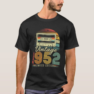 Vintage 1952 Retro-Kassette 1952 74. Geburtstag 74 T-Shirt