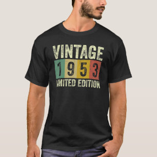 Vintage 1953 70 Jahre alt 69. Geburtstag T-Shirt