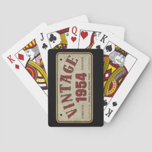 Vintage 1954 Limitierte Auflage Alle Originalteile Spielkarten