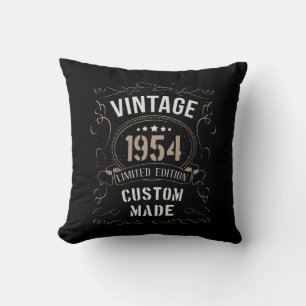 Vintage 1954 limitierte Auflage, maßgefertigt Kissen