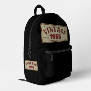 Vintage 1955 limitierte Auflage alle originalteile Bedruckter Rucksack