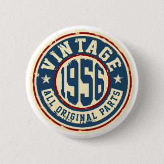 Vintage 1956 alle Vorlagen-Teile Button